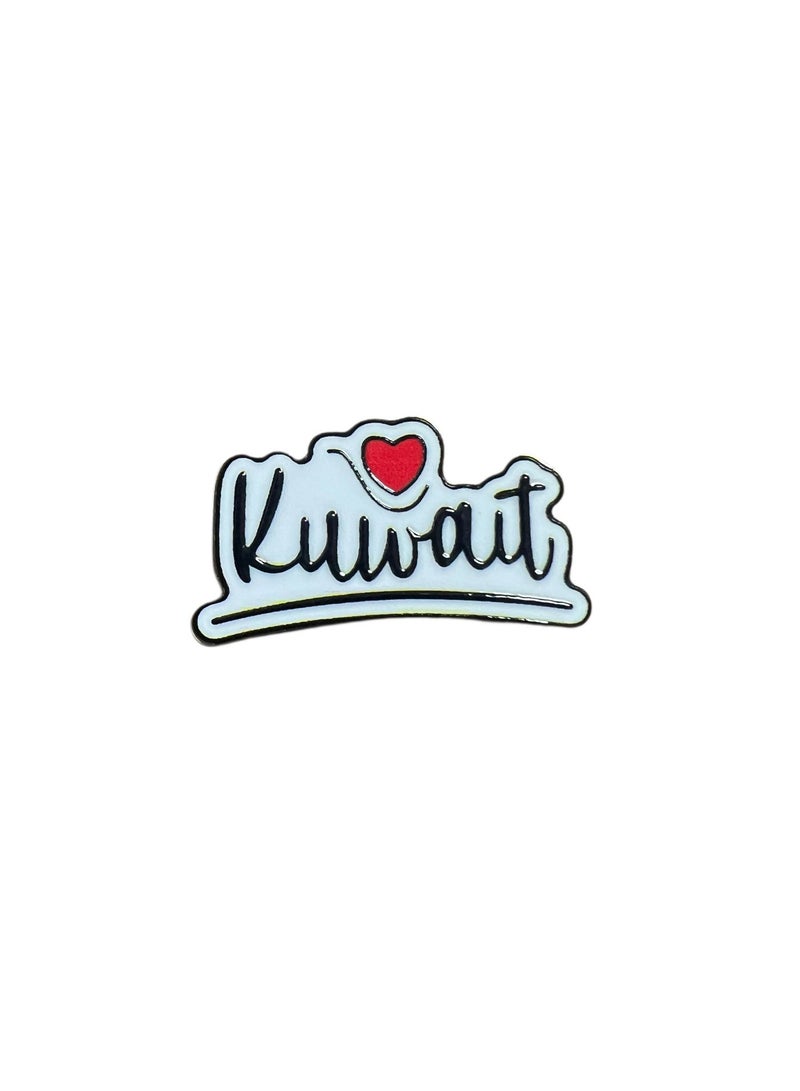A.R.H | UAE & Kuwait National Tolerance Badge | UAE & Kuwait Solidarity Figure Magnetic Badge | Artistic Brotherhood & Leadership Souvenir | Emirati & Kuwaiti National Day Heritage Design | - Image 1